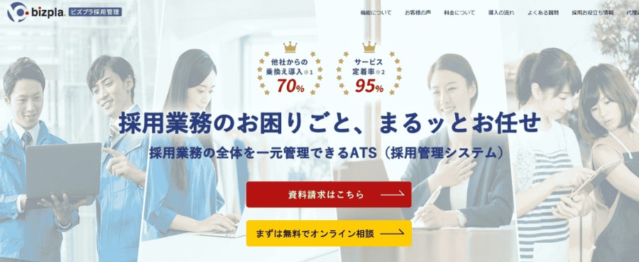 ビズプラ採用管理(bizpla)とは