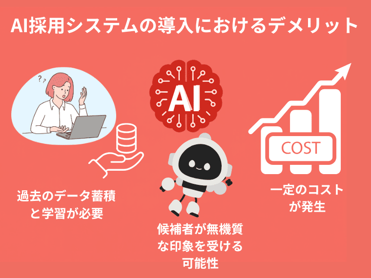 AI採用システムの導入前に知っておきたい3つのデメリット
