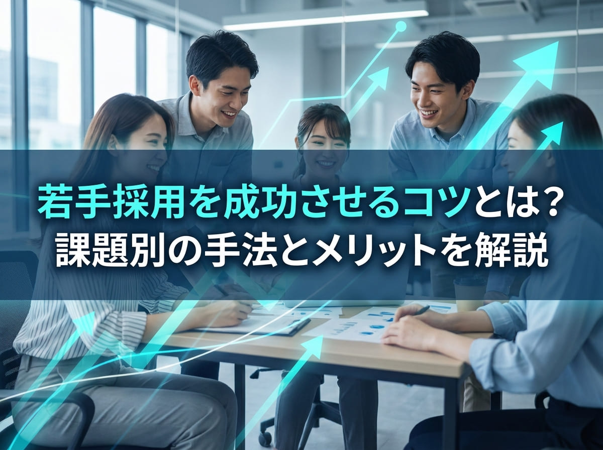 若手採用を成功させるコツとは？課題別の手法とメリットを解説