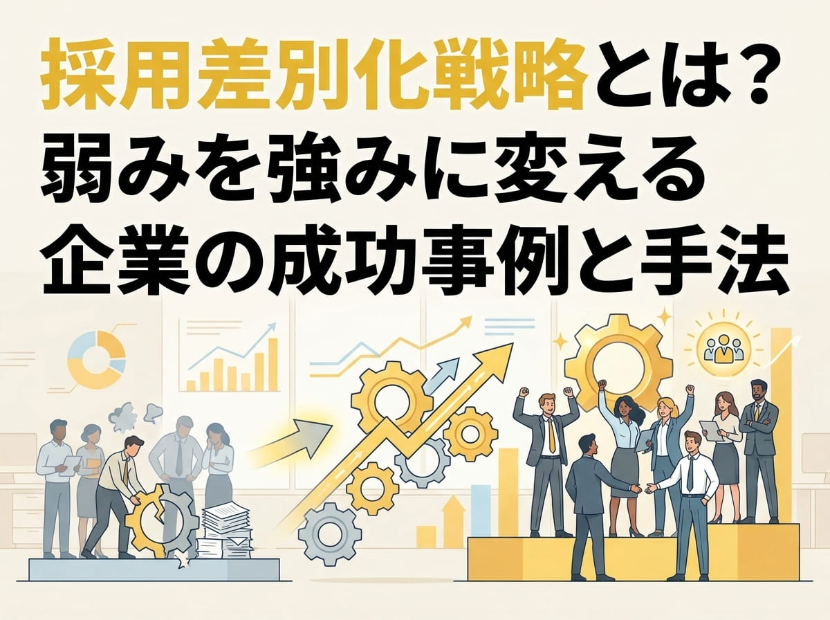 採用差別化戦略｜弱みを強みに変える企業の成功事例と手法