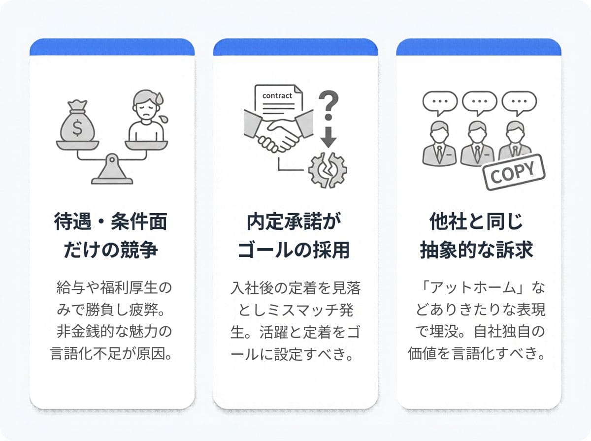 多くの企業が陥る採用差別化の落とし穴